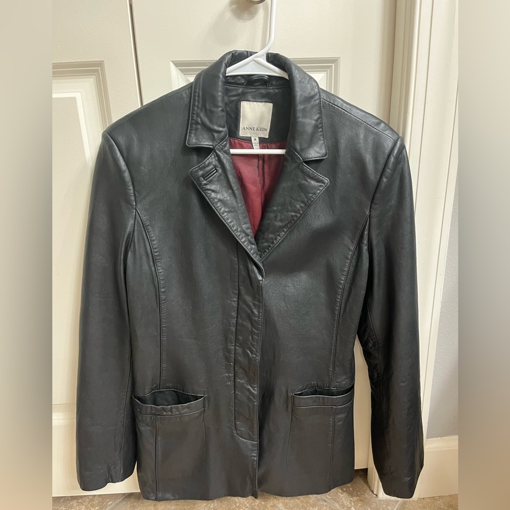 Anne Klein leather jacket